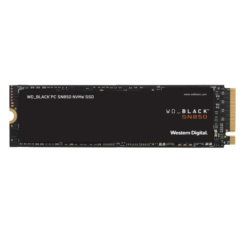WD - WD Black SN850 500GB SSD M.2 2280 NVME PCI-E Gen4 Solid State Drive (WDS500