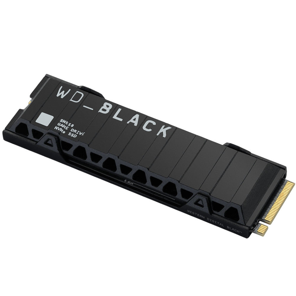 WD - WD Black SN850 1TB SSD M.2 2280 NVME PCI-E Gen4 Solid State Drive RGB Heats