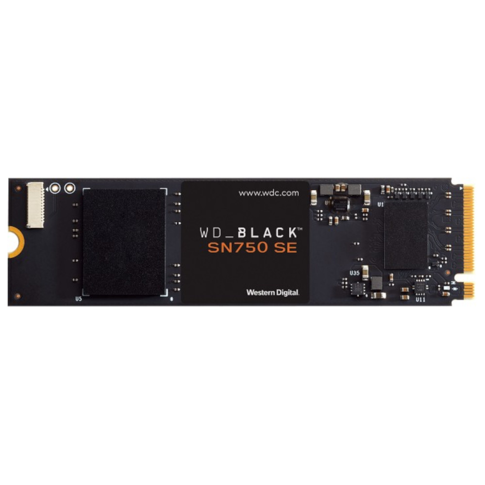 WD - WD Black SN750 SE 1TB SSD M.2 2280 NVME PCI-E Gen4 Solid State Drive (WDS10