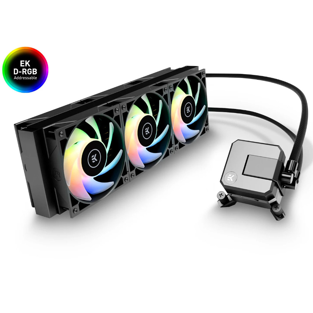 EK Water Blocks - EK Water Blocks EK-AIO 360 Elite D-RGB All In One CPU Water Cooler - 360mm