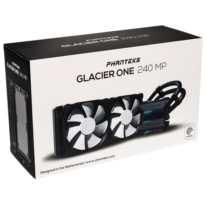 Phanteks - Phanteks Glacier One 240MP All In One CPU Water Cooler D-RGB Black - 240mm