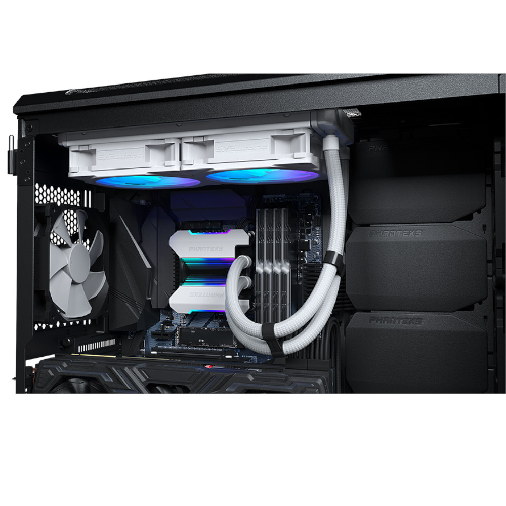  - B Grade Phanteks Glacier One 240MPH All In One CPU Water Cooler HALOS D-RGB White -