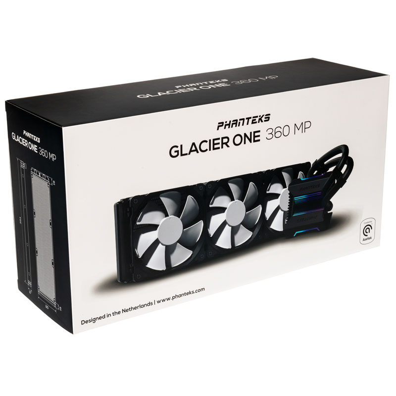 Phanteks - Phanteks Glacier One 360MP All In One CPU Water Cooler D-RGB Black - 360mm