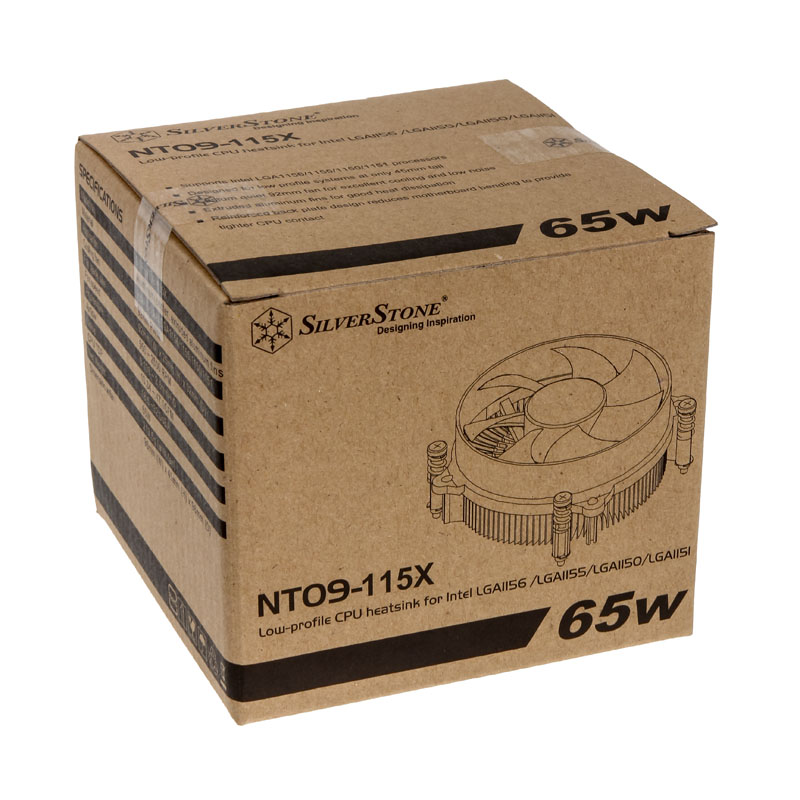 SilverStone - Silverstone NT09-115X CPU Cooler - 92 mm