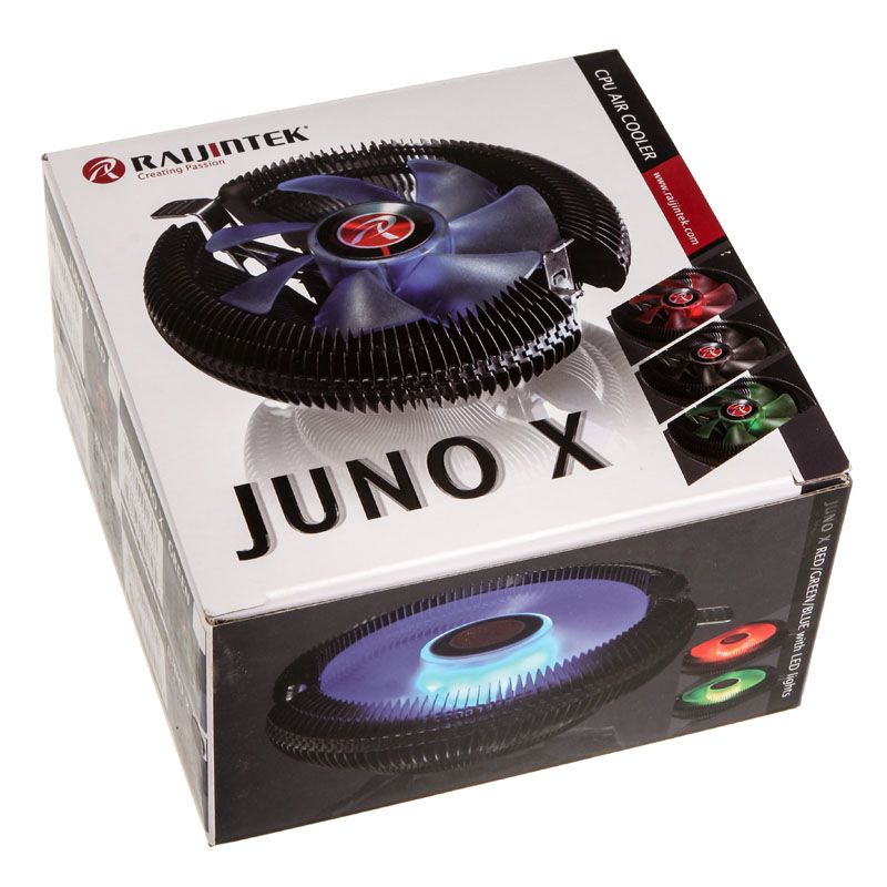 Raijintek - Raijintek Juno-X CPU Cooler - Black