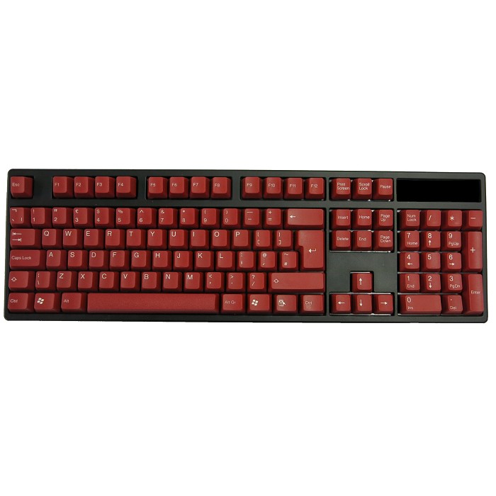 keycaps red black