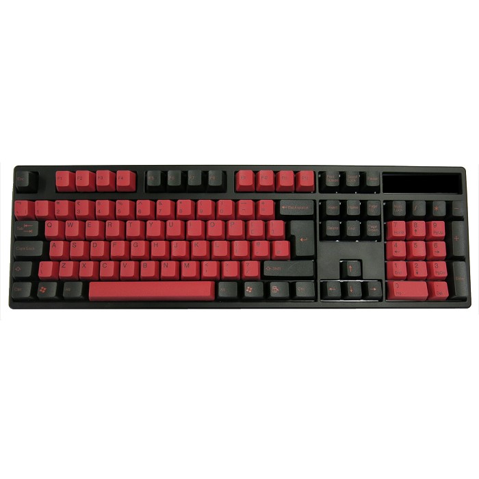 keycaps red black