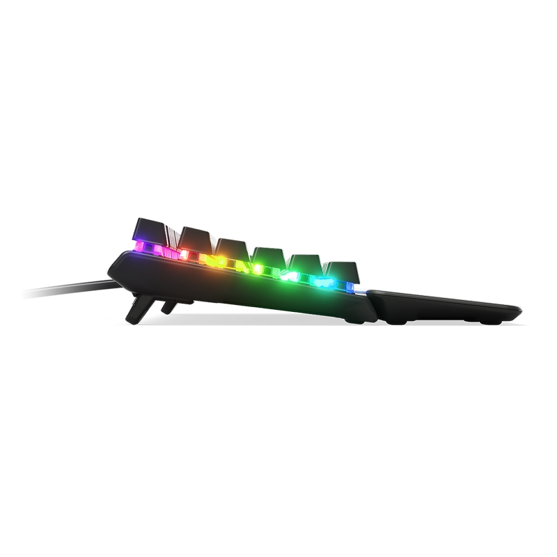 SteelSeries - SteelSeries APEX 7 Mechanical Gaming Keyboard OLED Smart Display USB Passth