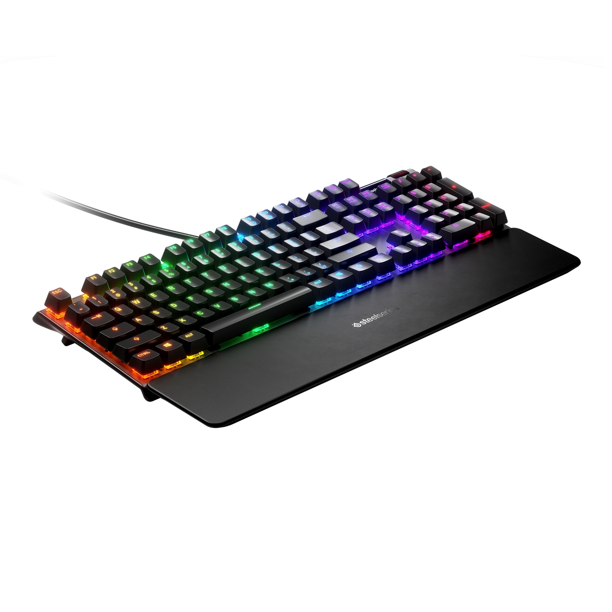 SteelSeries APEX 7 Mechanical Gaming Keyboard OLED Smart Display USB Passth