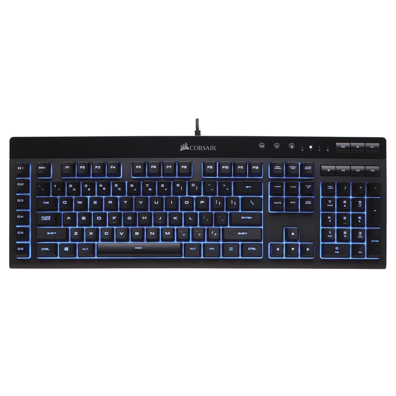 CORSAIR - Corsair Gaming K55 RGB Keyboard Backlit RGB LED - UK Layout 