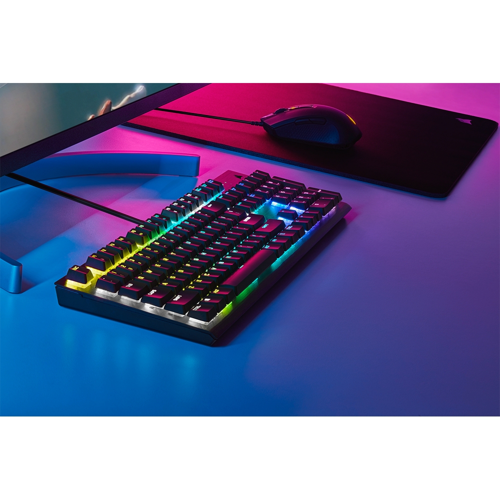  - Corsair K60 RGB PRO Mechanical Gaming Keyboard Backlit RGB LED CHERRY MX Lo