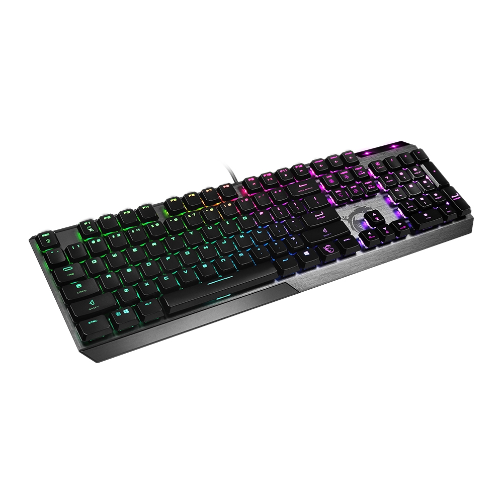 B Grade MSI Vigor GK50 Low Profile Mechanical Kailh LP Switches USB RGB Gaming Keyboard