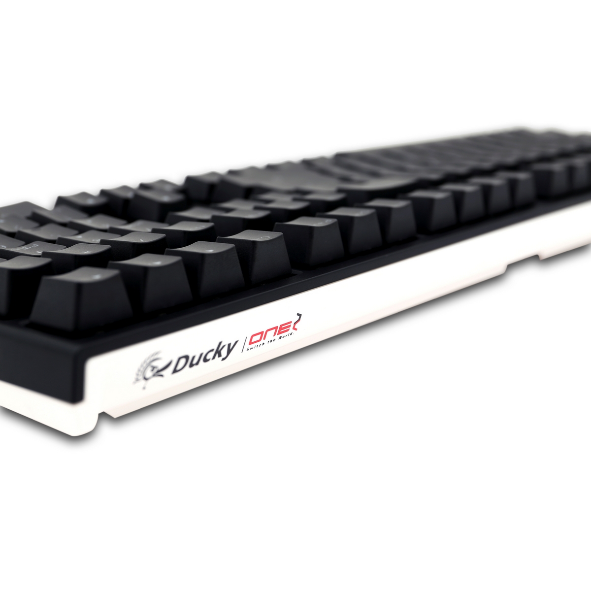 Ducky - Ducky One 2 White Backlit Black Cherry MX Switch USB Mechanical Gaming Keybo