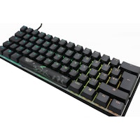 Ducky Mecha Mini 60% RGB USB Mechanical Gaming Keyboard - Cherry MX Blue UK Layout