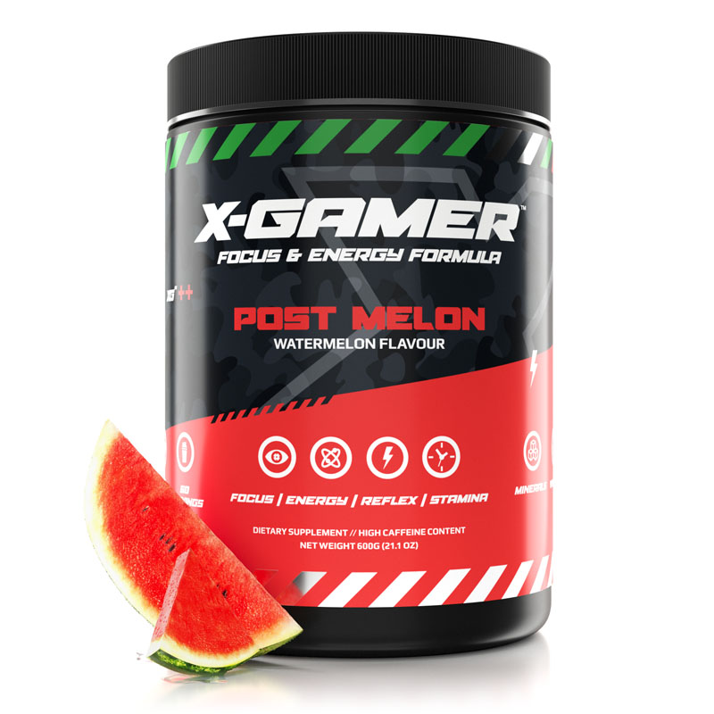 X-Gamer - X-Gamer X-Tubz Post Melon (Watermelon Flavoured) Energy Formula - 600g