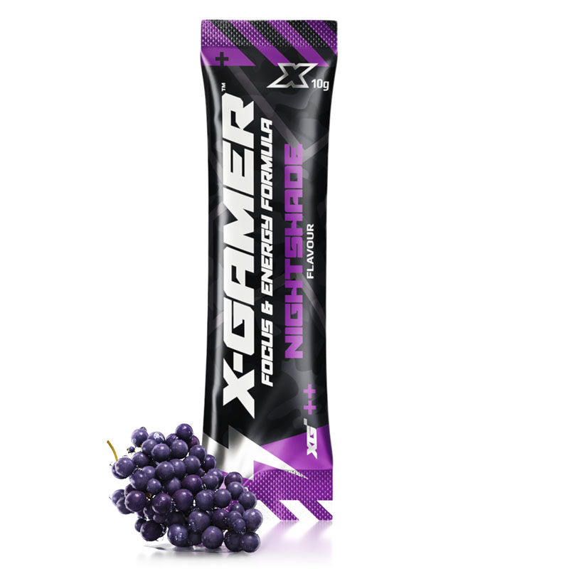 X-Gamer X-Shotz Nightshade (Grape Flavoured) Energy Formula - 10g