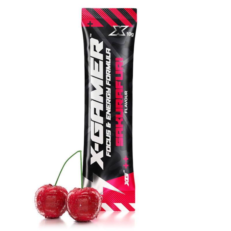 X-Gamer X-Shotz Sakurafuri (Cherry Flavoured) Energy Formula - 10g