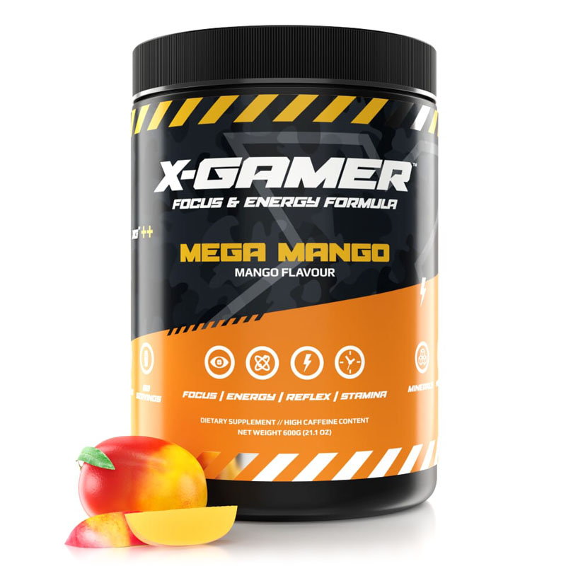 X-Gamer - X-Gamer X-Tubz Mega Mango (Mango Flavoured) Energy Formula - 600g