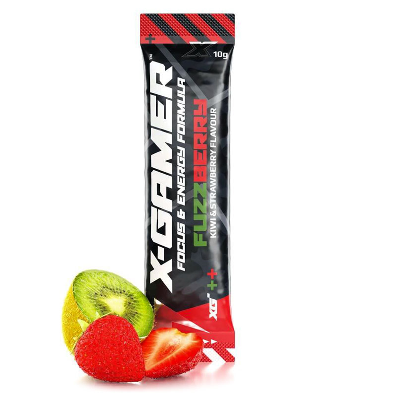 X-Gamer - X-Gamer X-Shotz Fuzzberry (Kiwi  Strawberry Flavoured) Energy Formula - 10g