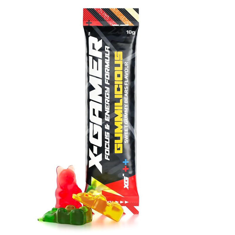 X-Gamer - X-Gamer X-Shotz Gummilicious (Gummy Bear Flavoured) Energy Formula - 10g
