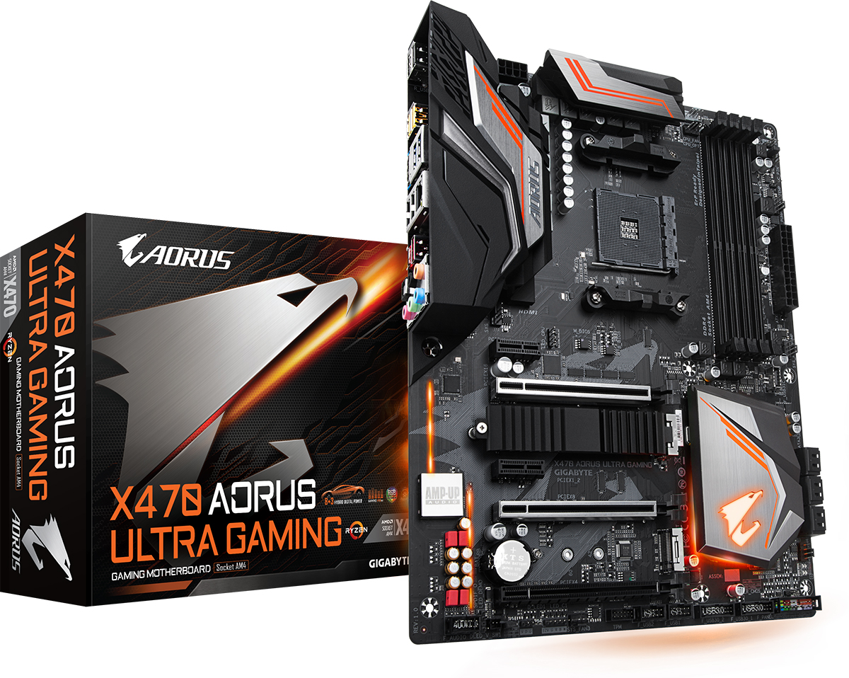  - Gigabyte X470 Aorus Ultra Gaming AMD X470 (Socket AM4) DDR4 ATX Motherboard