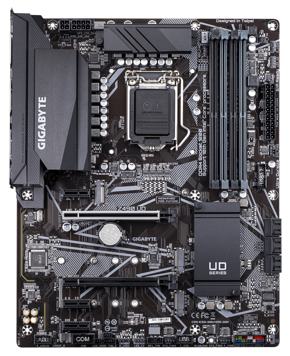 Gigabyte - Gigabyte Z490 UD (Socket LGA 1200) DDR4 ATX Motherboard