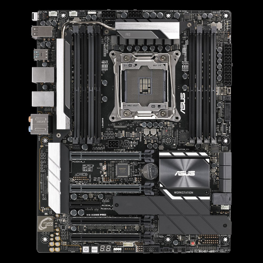 Asus - Asus WS X299 Pro (Socket 2066) Intel X299 ATX Motherboard