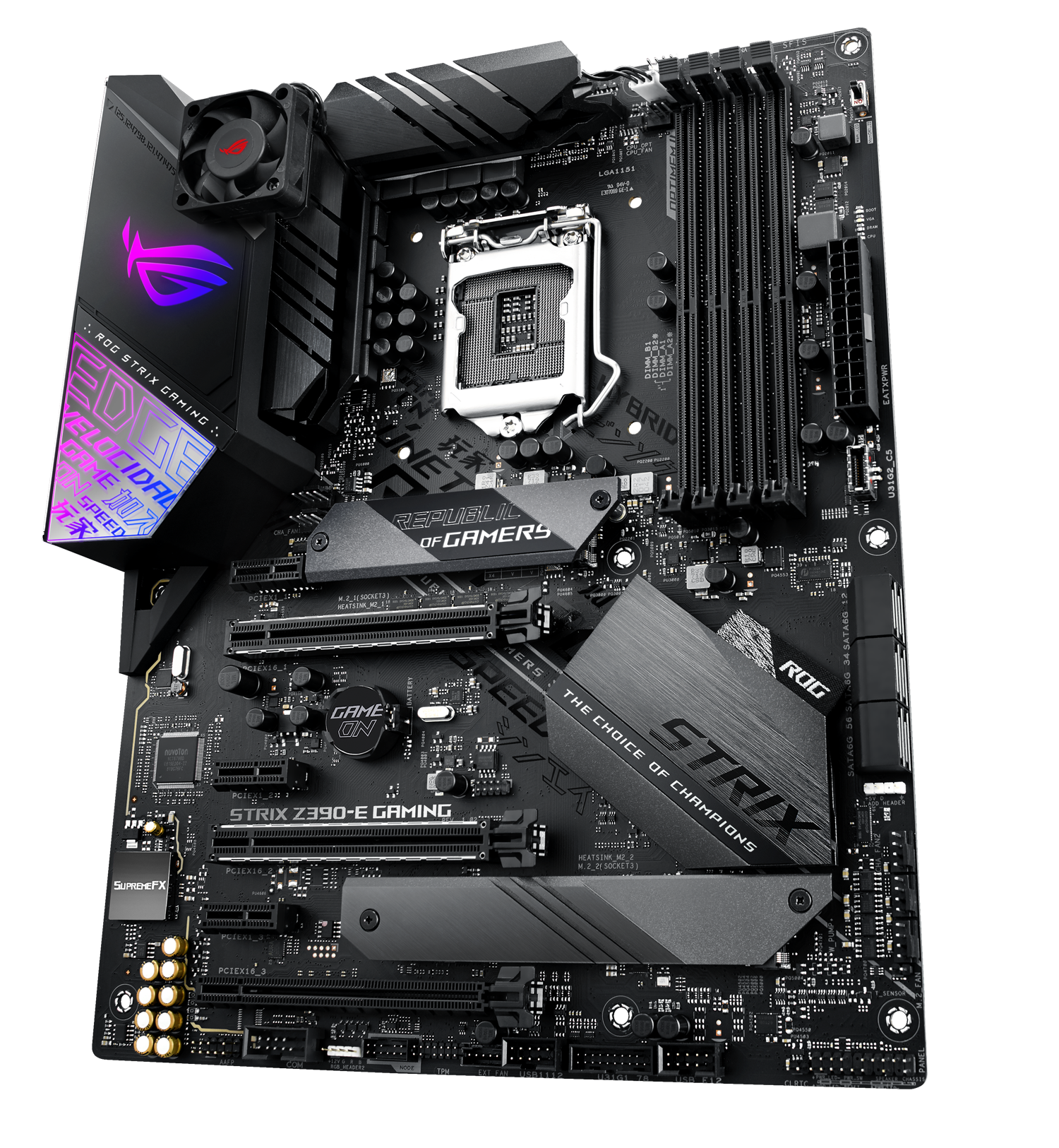 Asus - Asus ROG Strix Z390-E Intel Z390 (Socket 1151) DDR4 ATX Motherboard