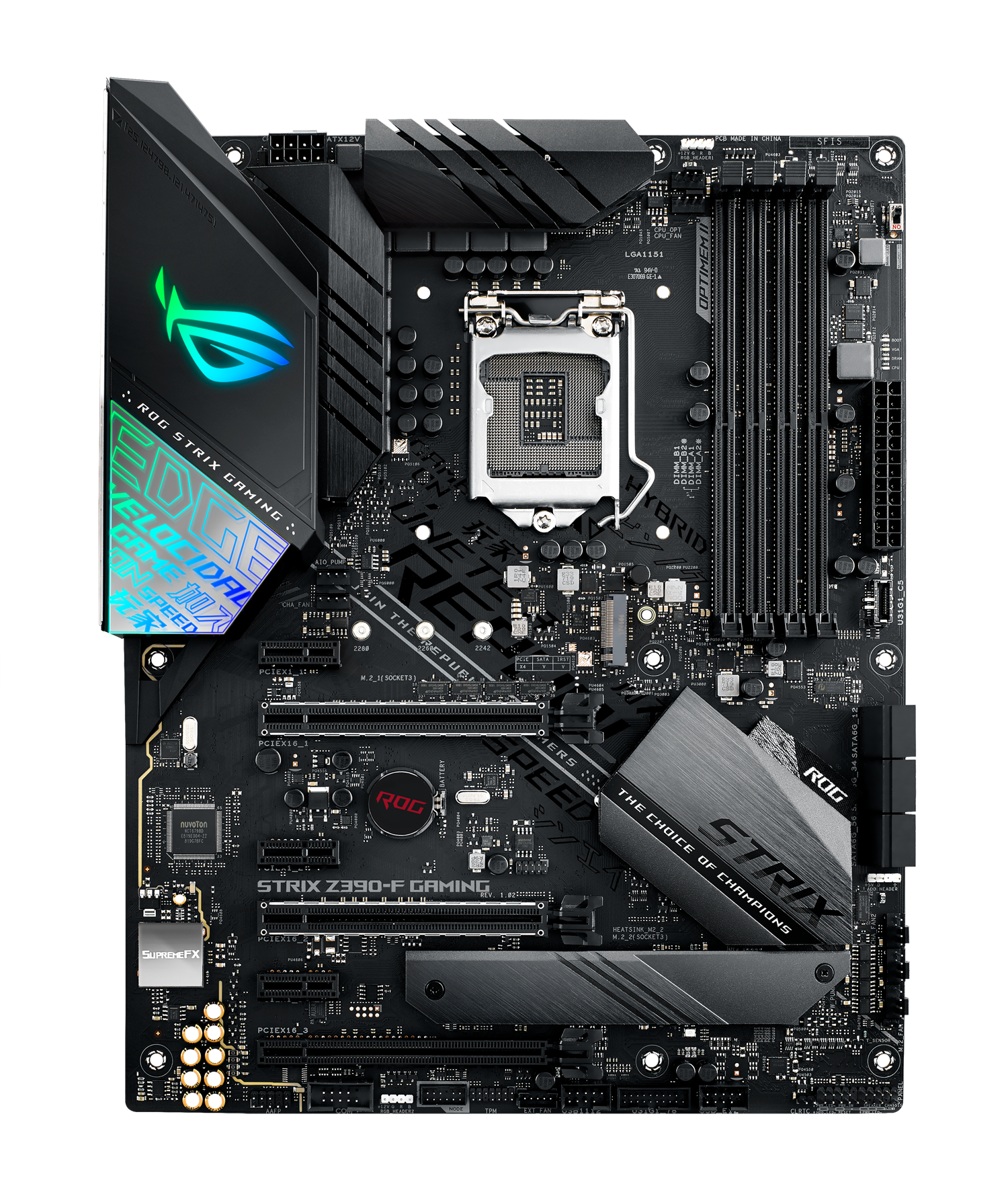 Asus - Asus ROG Strix Z390-F Intel Z390 (Socket 1151) DDR4 ATX Motherboard