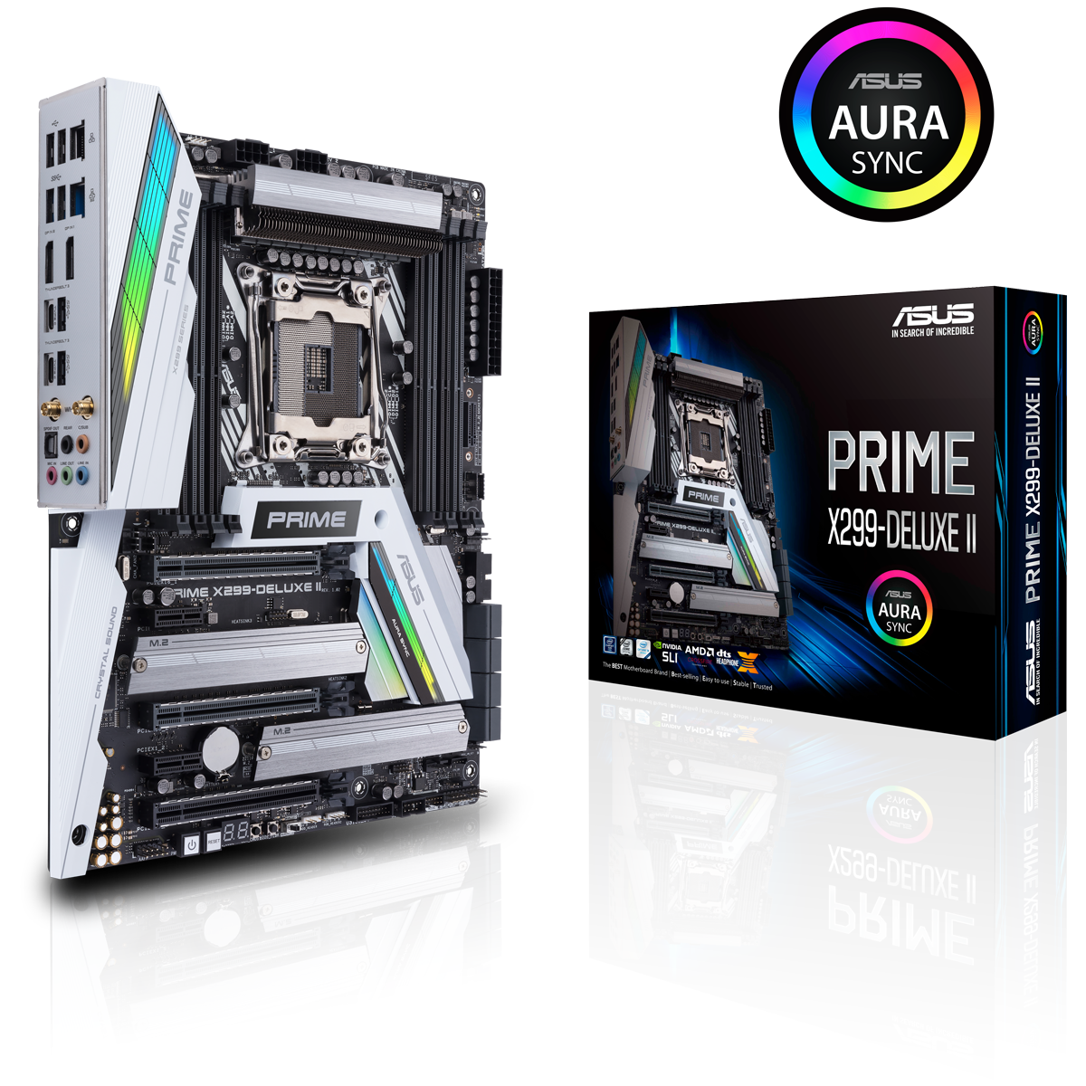 Asus - Asus Prime X299-Deluxe II (Socket 2066) Intel X299 ATX Motherboard