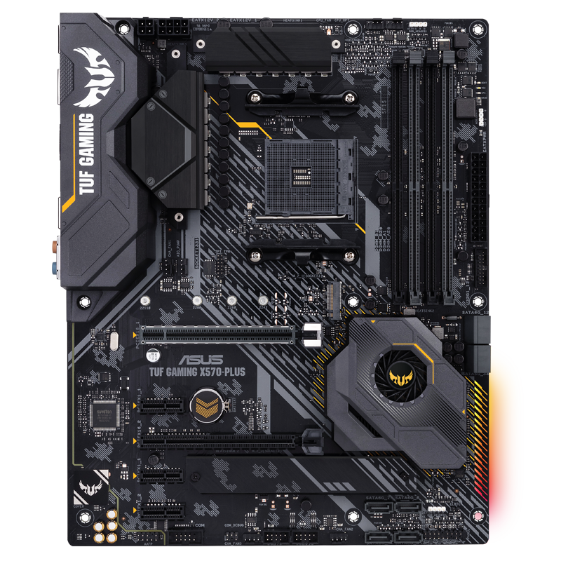 Asus - Asus TUF Gaming X570-Plus (AMD AM4) DDR4 X570 Chipset ATX Motherboard