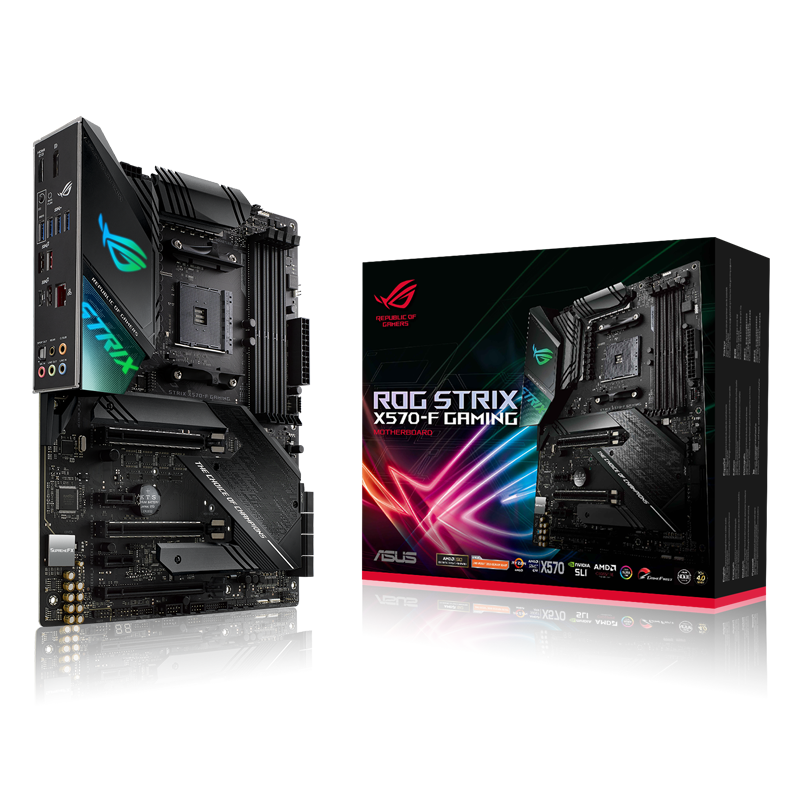 Asus - Asus ROG Strix X570-F Gaming (AMD AM4) DDR4 X570 Chipset ATX Motherboard