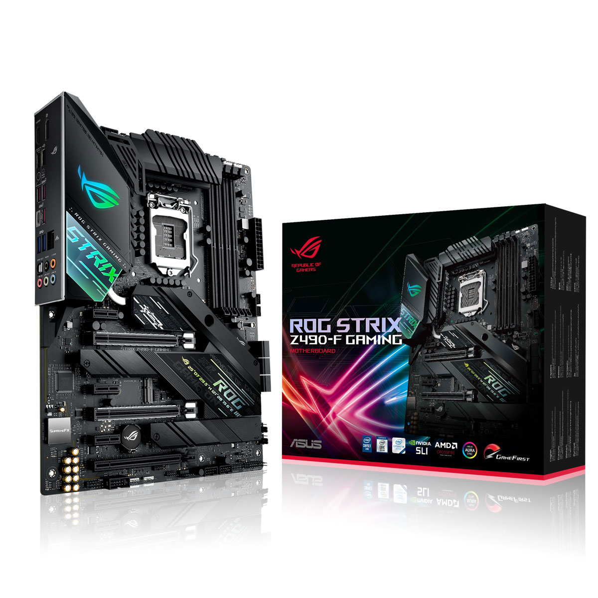 Asus - Asus ROG Strix Z490-F Gaming (Socket LGA 1200) DDR4 ATX Motherboard