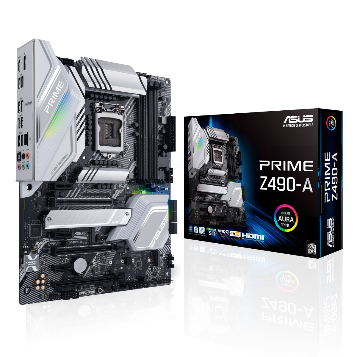 Asus - Asus Prime Z490-A (Socket LGA 1200) DDR4 ATX Motherboard
