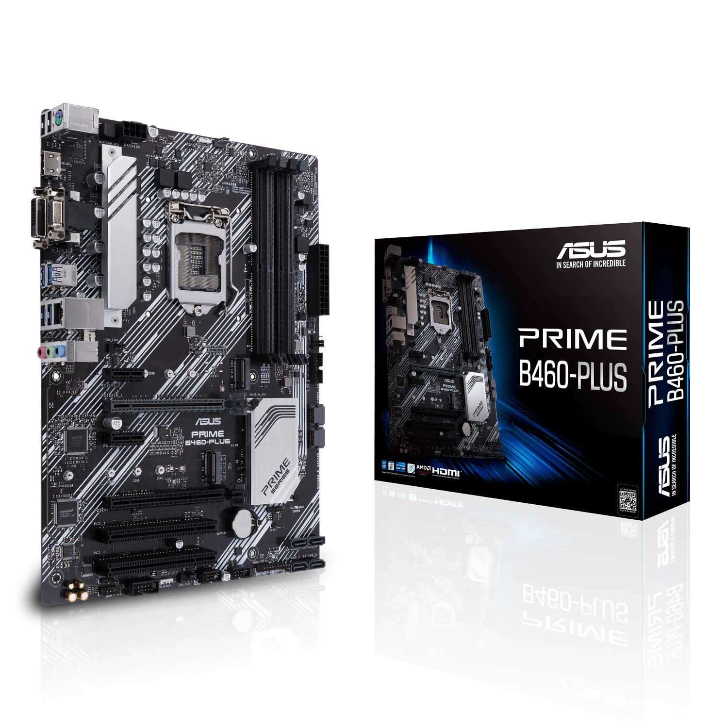 Asus - Asus Prime B460-Plus (Socket LGA 1200) DDR4 ATX Motherboard