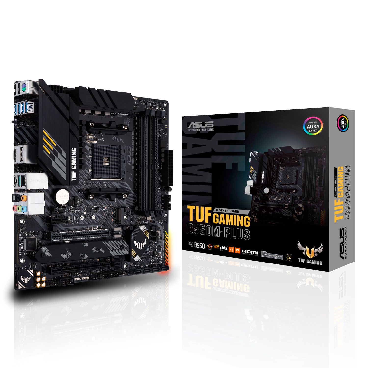 Asus - Asus TUF Gaming B550M-Plus (AMD AM4) B550 Micro-ATX Motherboard