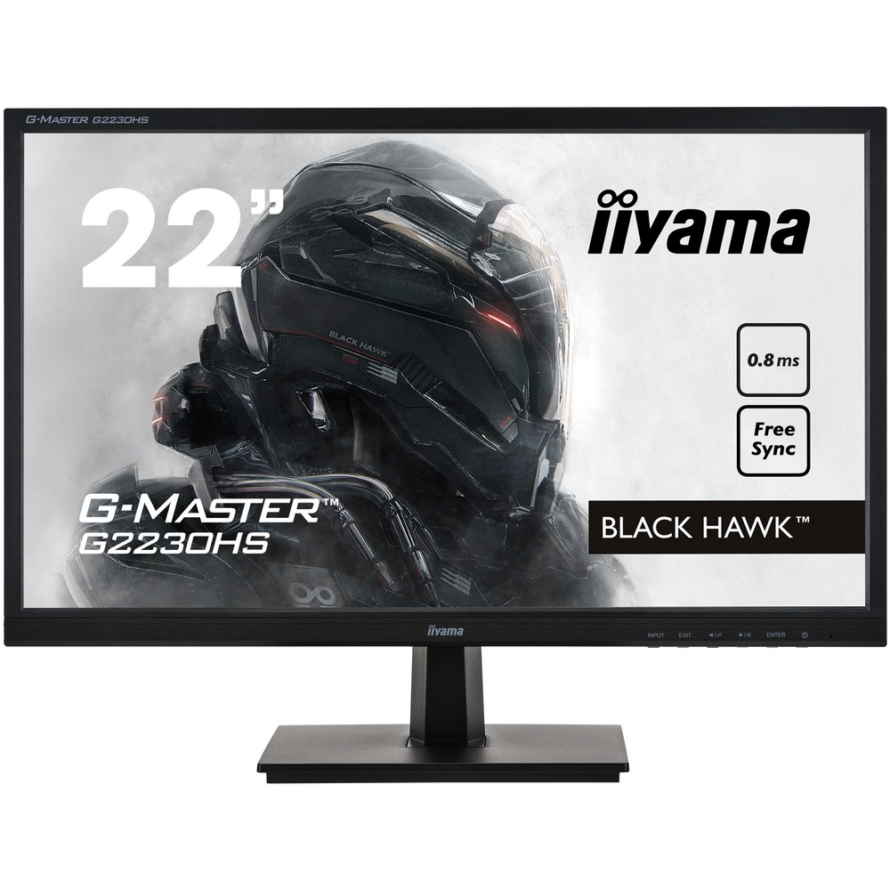 Iiyama - Iiyama 22 G-Master G2230HS-B 1920x1080 TN 75Hz 0.8ms FreeSync Widescreen LE