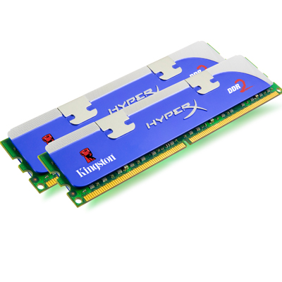 Kingston HyperX 4GB (2x2GB) DDR2 PC2-8500C5 1066MHz Dual Channel (KHX8500D2