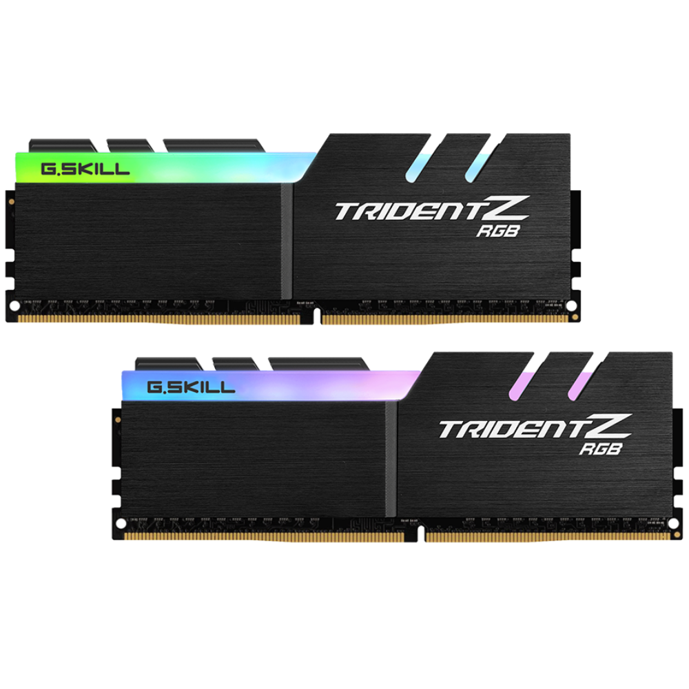 G.Skill - G.Skill Trident Z RGB 32GB (2x16GB) DDR4 PC4-28800C17 3600MHz Dual Channel 