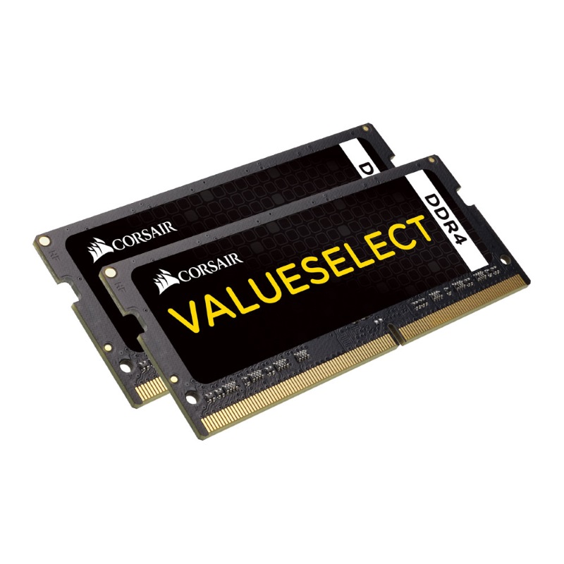 CORSAIR - Corsair Value 16GB (2x8GB) DDR4 PC4-17000 2133MHz 260 Pin SODIMM Kit (CMSO1