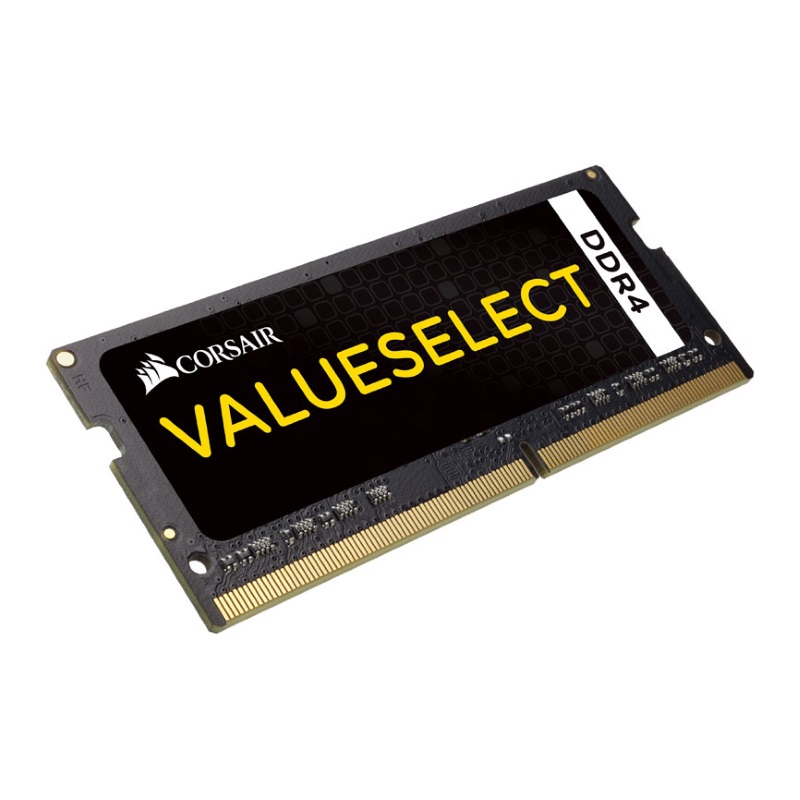 CORSAIR - Corsair Value 16GB (2x8GB) DDR4 PC4-17000 2133MHz 260 Pin SODIMM Kit (CMSO1