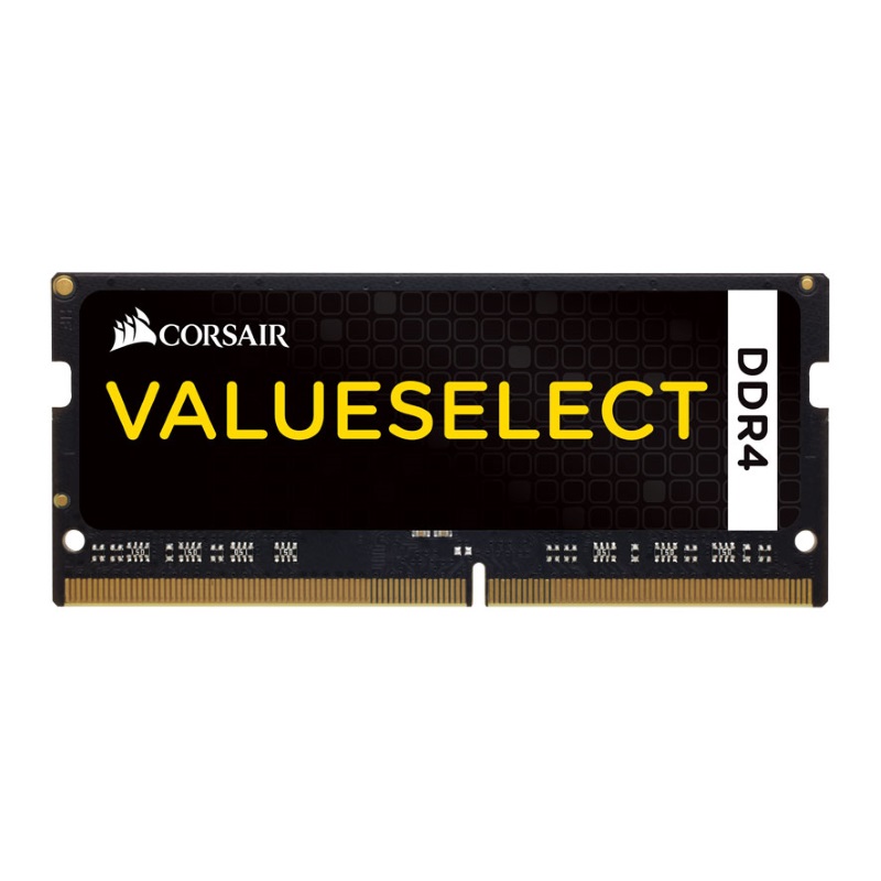 CORSAIR - Corsair Value 8GB (1x8GB) DDR4 PC4-17000 2133MHz 260 Pin SODIMM Kit (CMSO8G