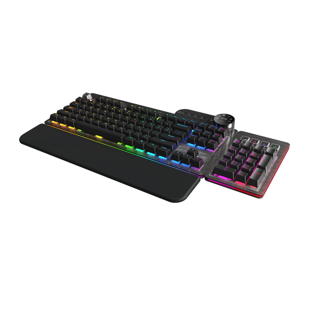 MX Brown MOUNTAIN Everest MAX Gaming Tastatur Gris DE-Layout ISO 