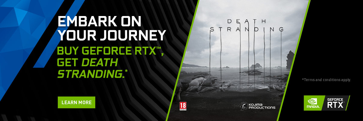 mentalitet Vidner At øge Death Stranding: Get the game for free when you upgrade with Nvidia RTX -  Overclockers UK