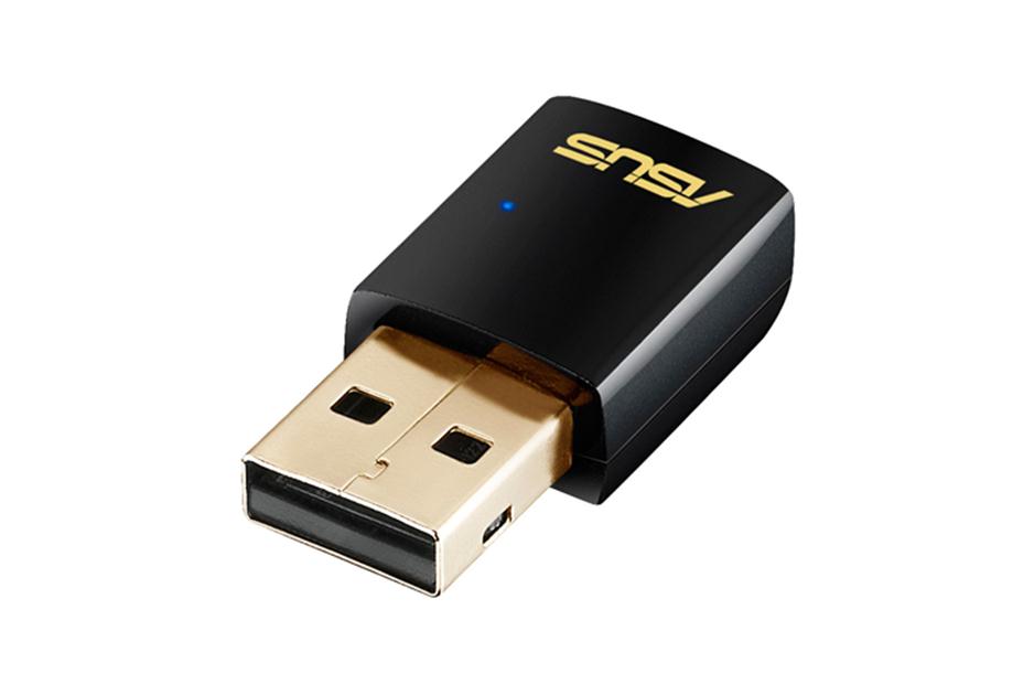 Asus - ASUS USB-AC51 Dual-Band Wireless-AC600 Wi-Fi Adapter