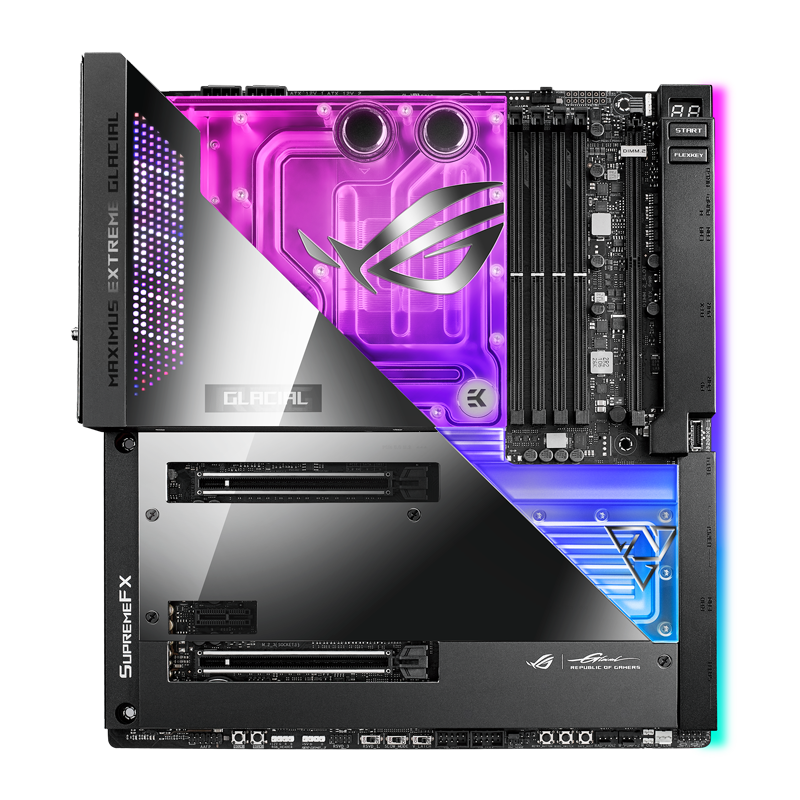 Asus - Asus ROG Maximus Z690 Extreme Glacial - Intel Z690 LGA 1700 DDR5 EATX Mothe