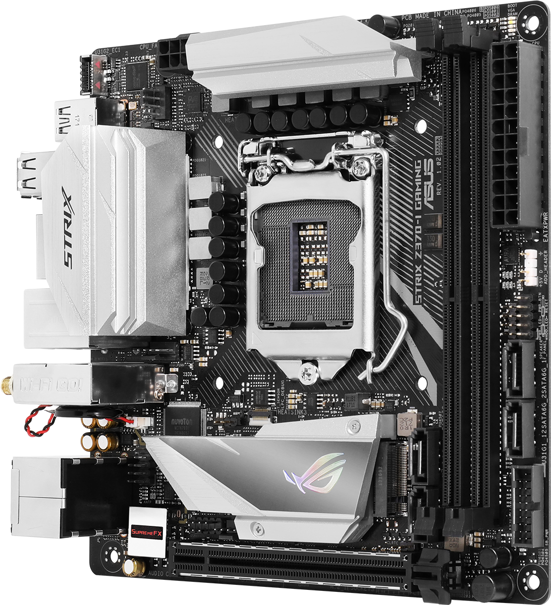 Asus ROG Strix Z370-I Gaming Intel Z370 (Socket 1151) DDR4 Mini-ITX Motherb