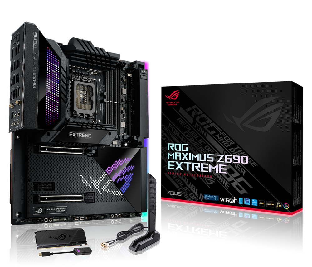 Asus - Asus ROG Maximus Z690 Extreme - Intel Z690 LGA 1700 DDR5 EATX Motherboard