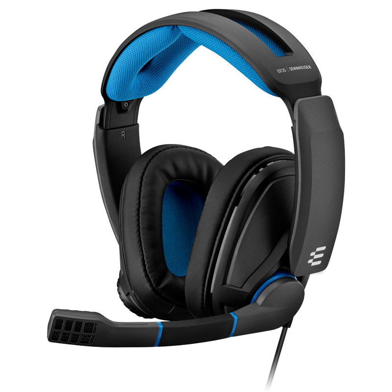 EPOS - EPOS GSP 300 Closed Acoustic Stereo Gaming Headset - Blue 3.5mm (1000238)