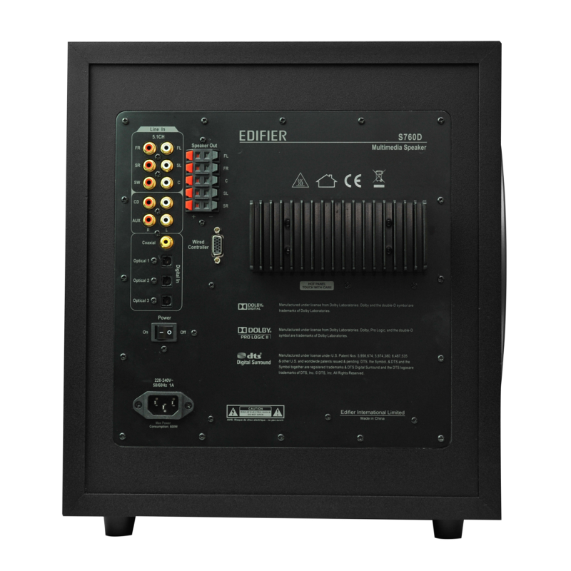 Edifier - Edifier S760D 5.1 Surround Sound Speakers